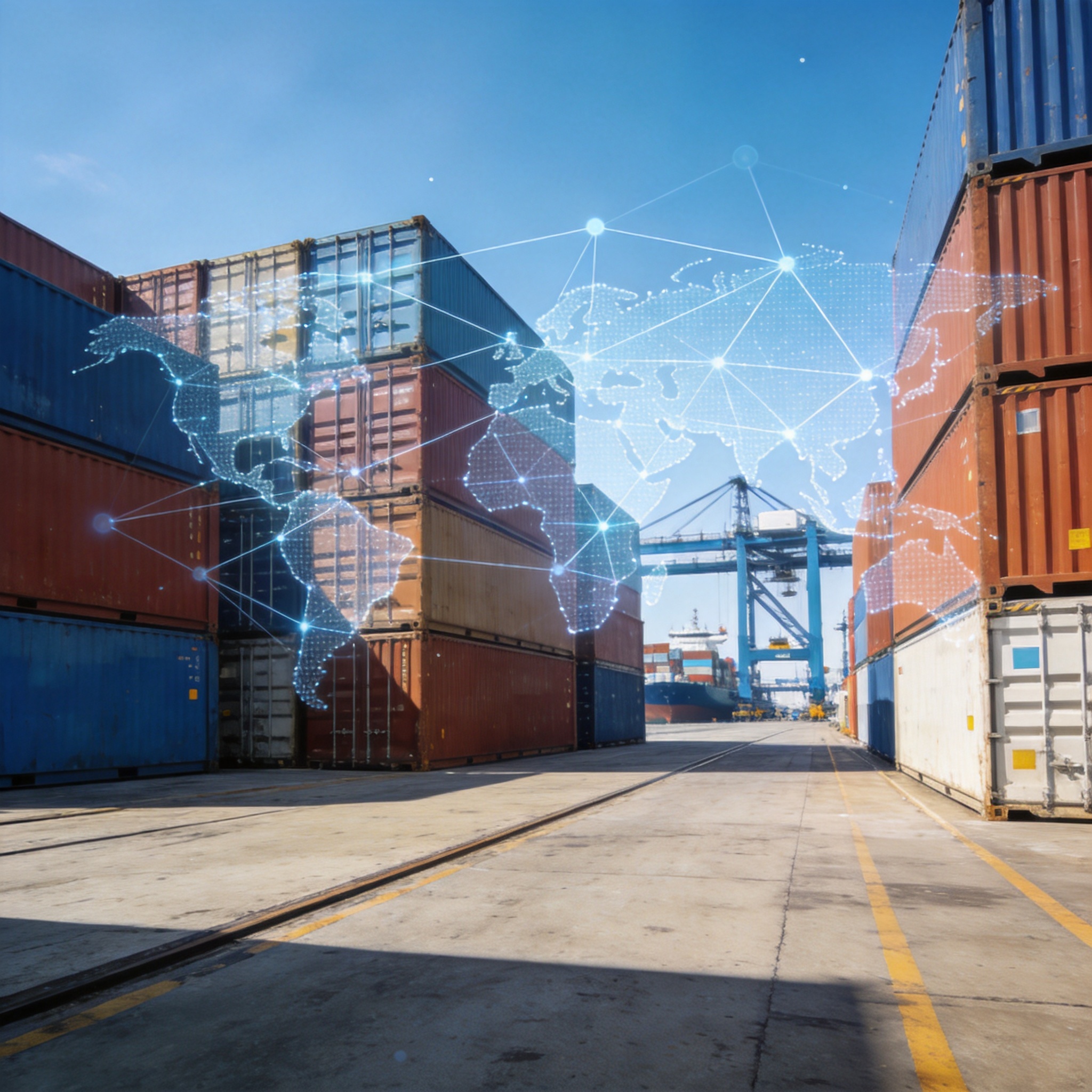 Global supply chain network with secure logistics and quality assurance